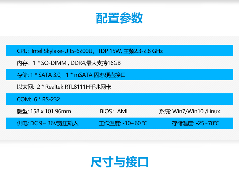 GM-S6200U INTEL3.5寸主板(圖2) GM-S6200U INTEL3.5寸主板(圖2)